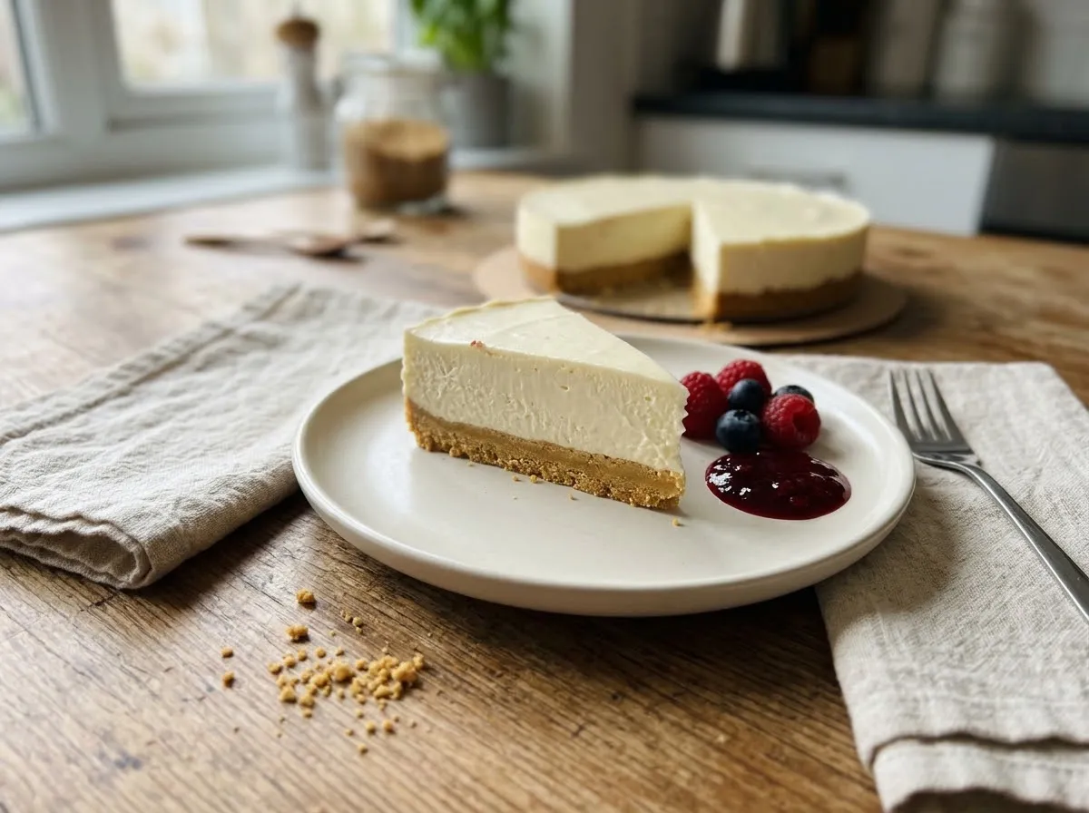 No-bake cheesecake